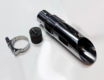Shorty GP Exhaust Stainless Tip FOR Yamaha Bolt XVS950 2014-2024 With Baffle
