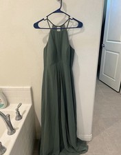 Azazie Women’s Light Green Bridesmaid Dress Size A8
