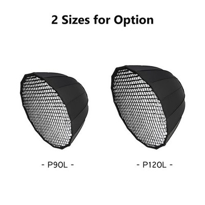 90 Cm/35 Zoll Parabolische Softbox Wabenraster Fotografie Accessoire 5J4U