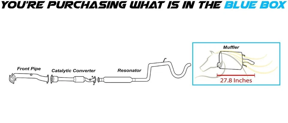 Silenciador trasero con perchas se adapta a: Pontiac Grand Prix 1997-2003 Foto 3 de 4