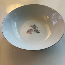 Narumi China Serving Bowl, Lyric Pattern