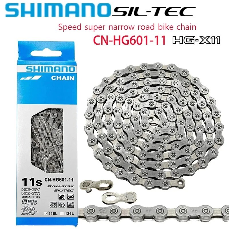 SHIMANO 105 11-Speed Super Narrow Road Chain (CN-HG601-11