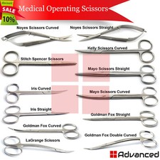 Range Of Surgical Operating Scissors Tissue Cutting Dissecting Dissection Shears