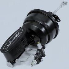 1964-72 Chevelle El Camino Midnight Black Out Power Brake Booster Wilwood Master