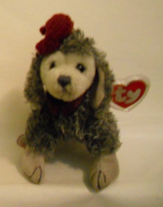 Ty Attic Treasure "CHERI" Dog French Poodle Stuffed Toy 1993 (All Tags)