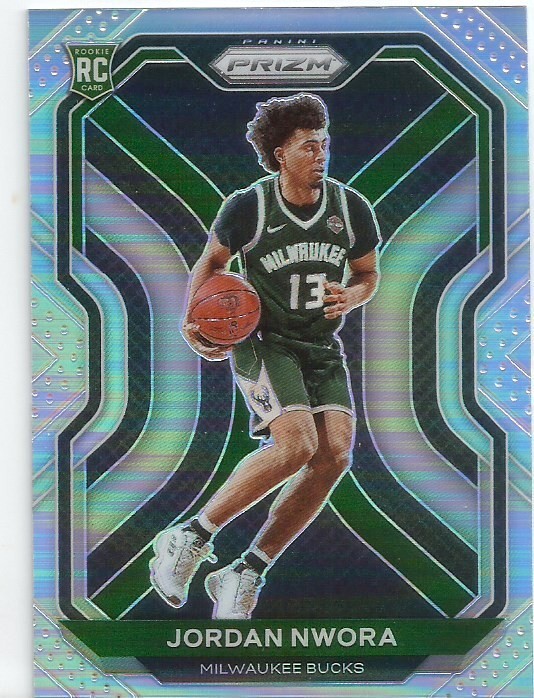 2020-21 Panini Prizm Prizms Silver #273 Jordan Nwora