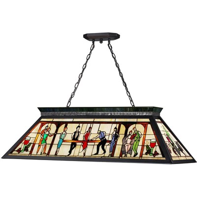 Z-Lite KD28 Tiffany Billiard Billiard Light Matte Black