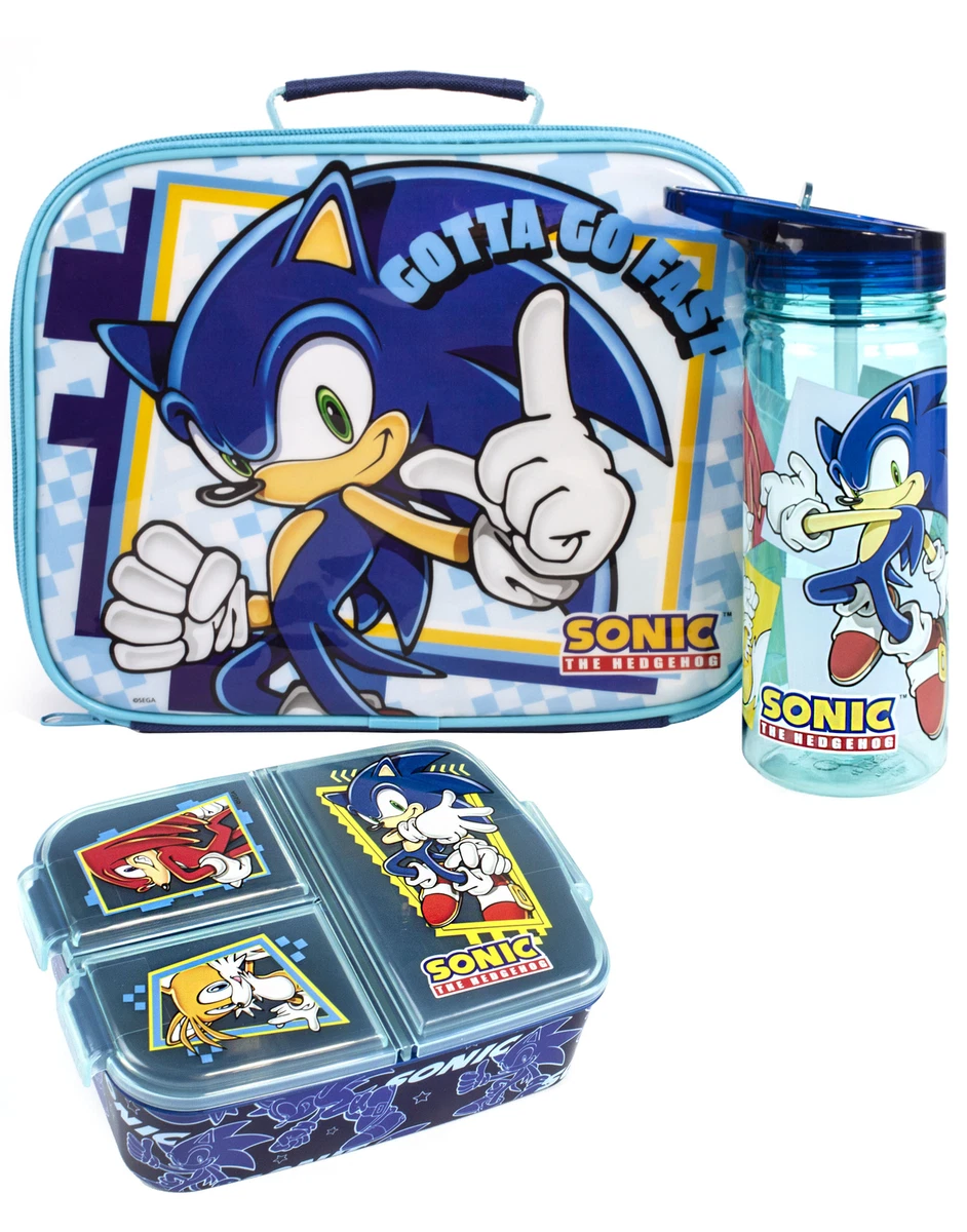 Sonic The Hedgehog Lunch Bag for Kids, Dive into Boys' Retro Gaming  Adventure, Food Container Fun with The Speedy Blue Hero, Durable Material  for Active Adventures