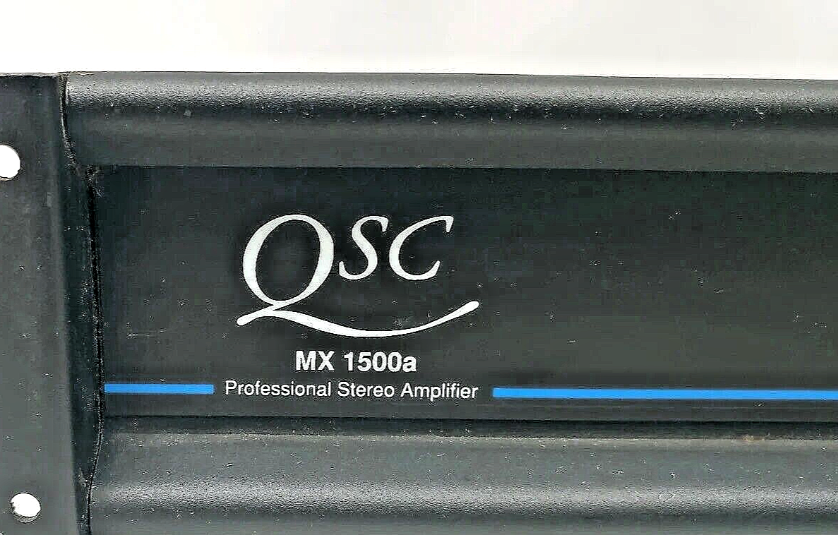 QSC MX1500A Stereo Cinema Audio Power AmplifierNew Caps QSC MX1500A Stereo Cinema Audio Power AmplifierNew Caps