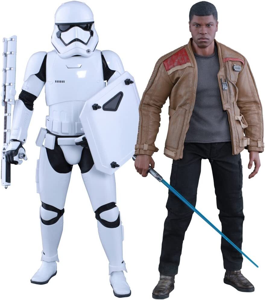 Star Wars The Force Awakens Finn and First Order Riot Control