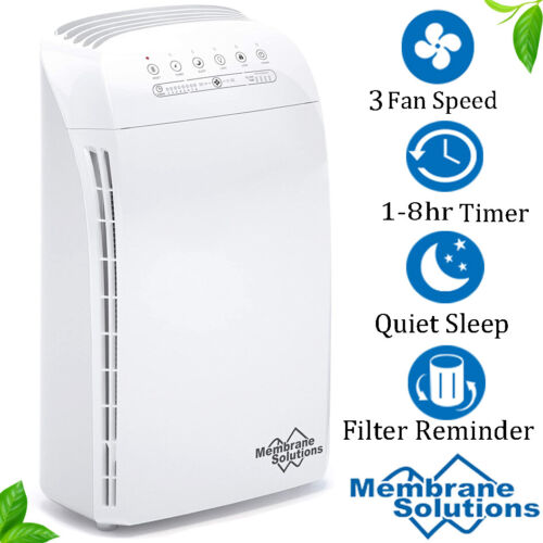 Home Large Room Air Purifier H13 Medical HEPA Air Cleaner for Allergies Pet Odor - Picture 1 of 16