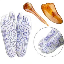 Acupressure Reflexology Socks with Trigger Point Massage Tool Foot Massage Sock