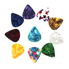 10X Acoustic Bulk Guitar Pick Picks Plectrum Celluloid Electric Smooth 0.46mm
