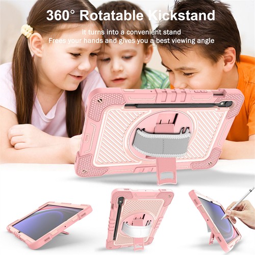 Tablet Shockproof Stand Rugged Case Cover For Samsung Galaxy Tab A7 A9 S9 A9+ - Picture 12 of 20
