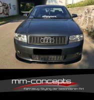 CUP Spoilerlippe Schwarz FüR Audi A4 B6 S-Line Frontspoiler Spoilerschwert V2