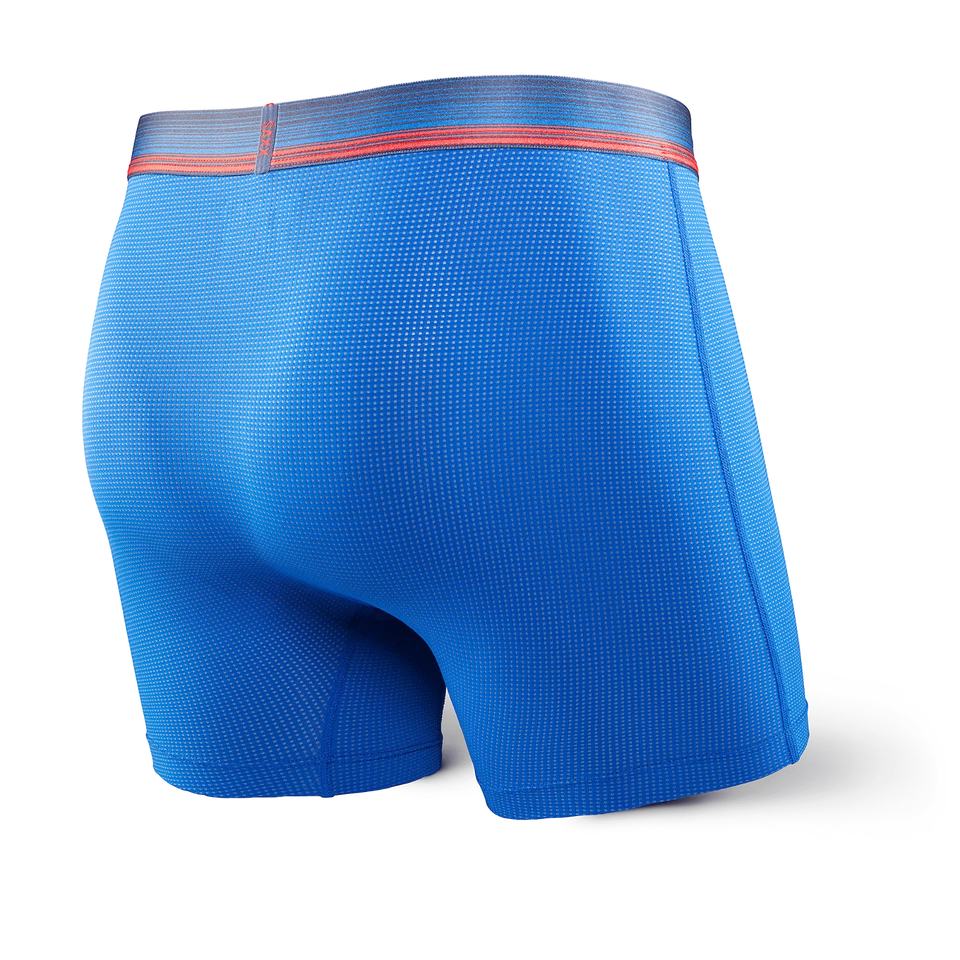 SAXX L96222 Underwear Quest 2.0 Boxer with Fly Royal Ombre Stripe Men's Size S - Image 2 of 2