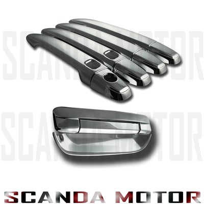 05-11 Toyota Tacoma Chrome 2 Door Handle Cover Trim w//o Smart Key Cutout