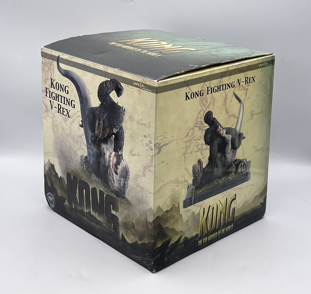 Kong The 8th Wonder Of The World Weta NZ Statue Fighting V-Rex