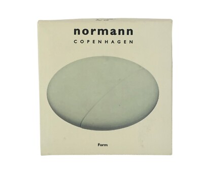 Normann Copenhagen FORM Salt & Pepper Shaker Plastic White Disc Denmark