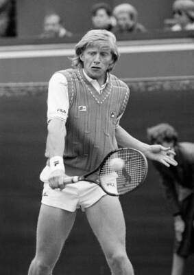 Boris Becker Returns A Forehand At The Lipton Tennis Tournament In 1992 Ap Photo Al Messerschmidt Image533514961