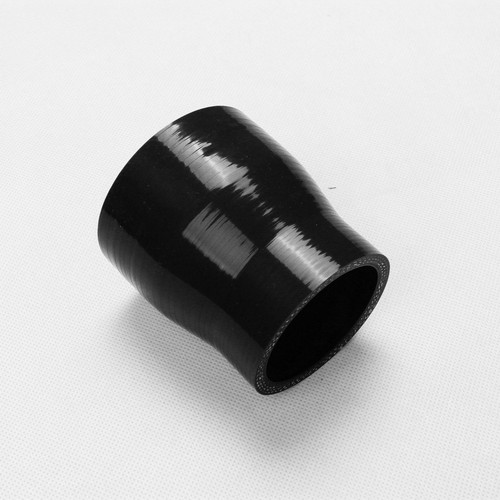 NEGRO 2 1/2"-3" ACOPLAMIENTO ADMISIÓN/TURBO TUBO SILICONA REDUCTOR MANGUERA + ABRAZADERA EN T 2 PIEZAS - Imagen 3 de 5