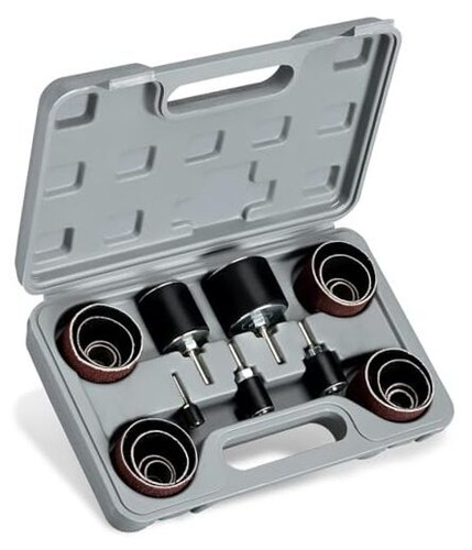 20 stks Power-Drum-Sanders Zelfuitbreidende Kussen Spindel Schuren Kolomboor Drum Sander Tool Kit voor timmerwerk, hout Werken