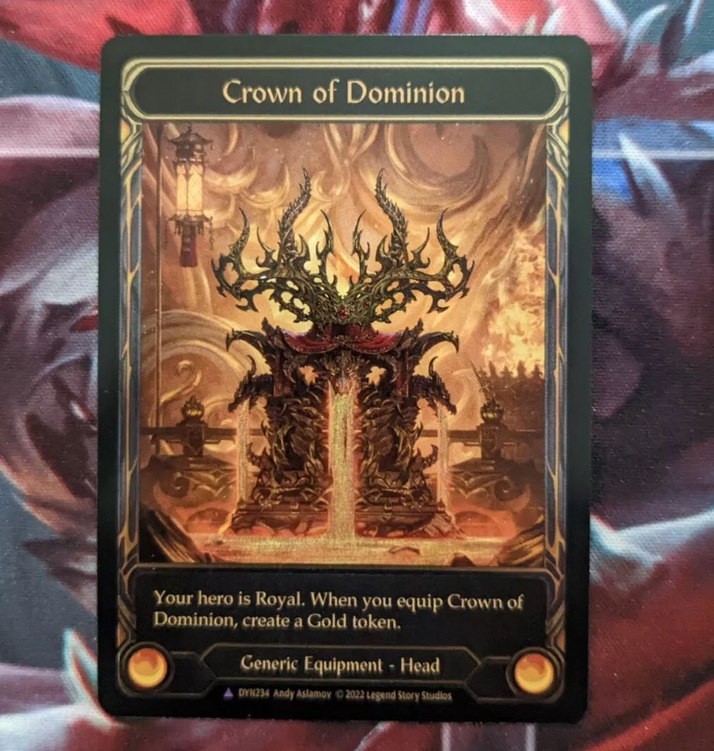 *Marvel* Crown of Dominion | Marvel COLD FOIL | Dynasty Flesh and Blood FAB  TCG