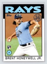 2021 Topps - 1986 Topps Baseball 35th Anniversary Brent Honeywell 86B-50 RC Rays