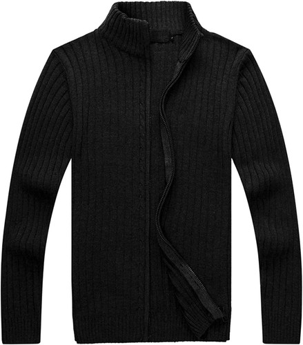 Yeokou Mens Casual Autumn Stand Collar 