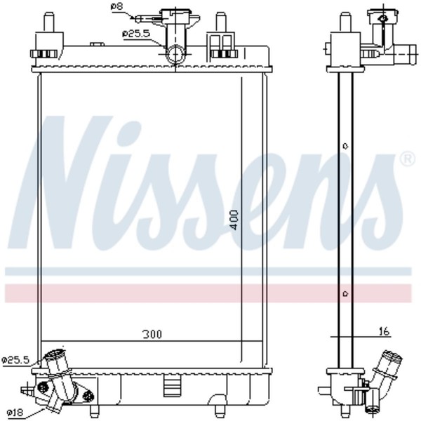 KüHler WasserküHler MotorküHler FüR Daihatsu Cuore VII L275 L285 L276 1.0-image