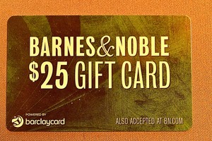 BARNES & NOBLE $25 Gift Card - Physical Card. Balance Verified. Free Shipping. | eBay