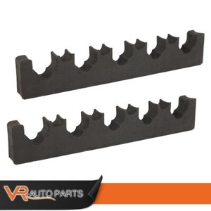 2 Pack Foam Gun Rack For Gun Storage Gun Holder Shotgun Rifle Rest W/Hook Strip