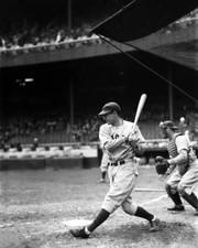 Elwood G English of the Chicago Cubs swinging a bat in 1927 Baseball Old Photo