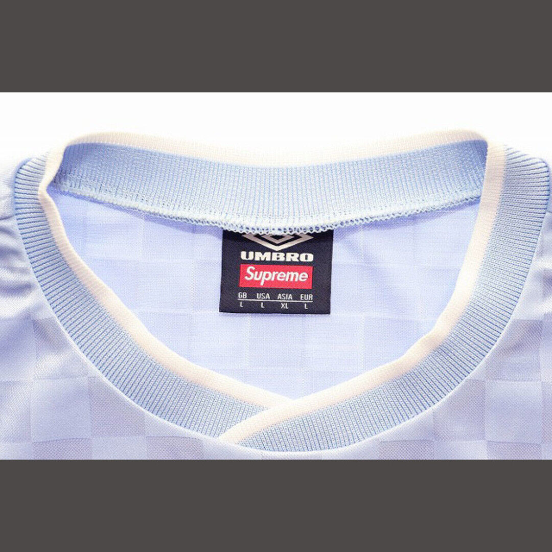 SUPREME x UMBRO 22SS SOCCER JERSEY LIGHT BLUE XL AMBRO GAME SUPREME x UMBRO 22SS SOCCER JERSEY LIGHT BLUE XL AMBRO GAME