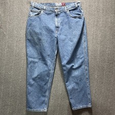 Vintage Brown Tab Levis 545 Jeans Men 40x30 Blue Loose Fit Straight Leg Medium