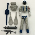 Vintage GI JOE ARAH 1985 Cobra Snow Serpent For PARTS OR REPAIR w/Accessories
