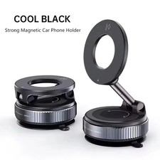 360  Vacuum Magnetic Phone Holder - Suction Cup Car Mount w/ Foldable Stand US