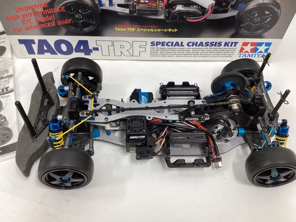 Tamiya Vintage TA04 TRF 49278 inkl. Brushless Set und Servo - Bild 2 von 4