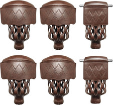 Billiard Pool Table Pockets Heavy Duty PU Leather Billiard Pockets Set of 6  Incl