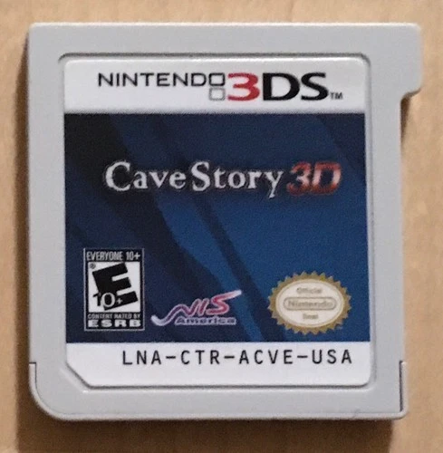 Cave Story 3D (Nintendo 3DS, 2011) Excellent Tested Game Cartridge