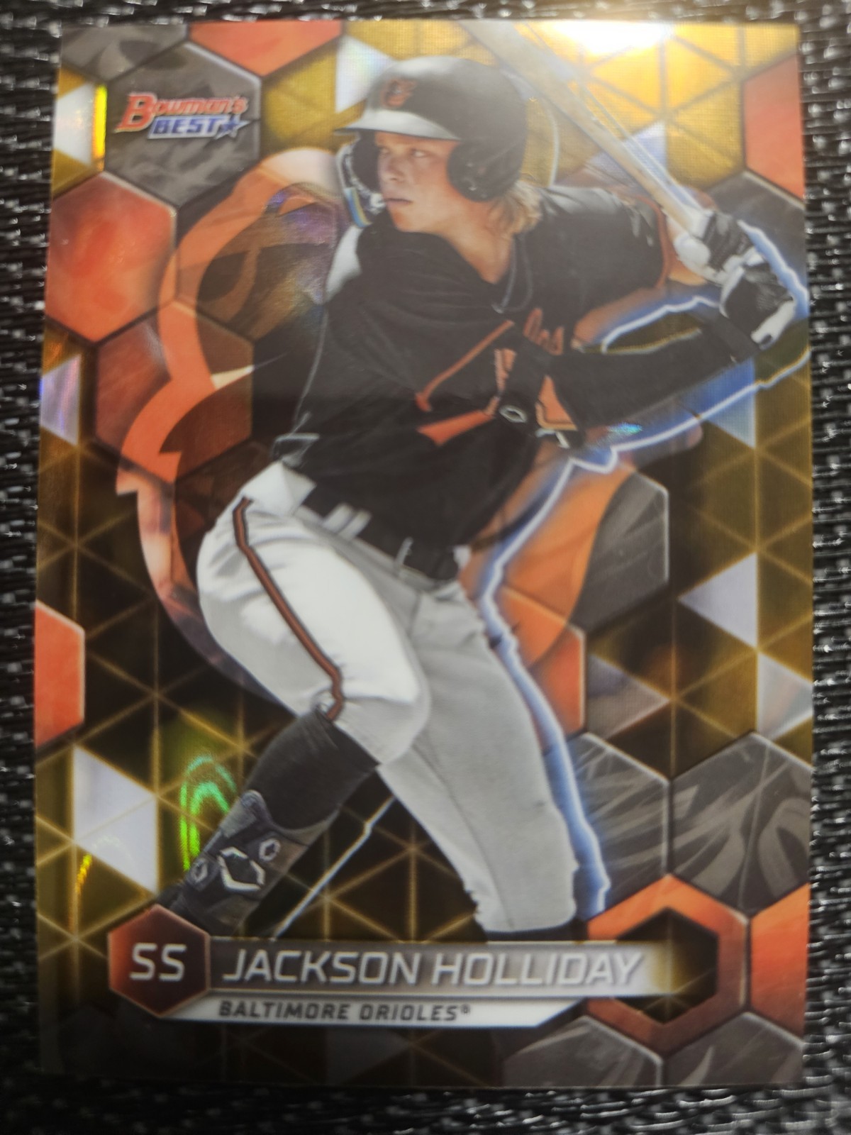 2023 Bowman's Best Gold LAVA 65/75 SP Jackson Holliday