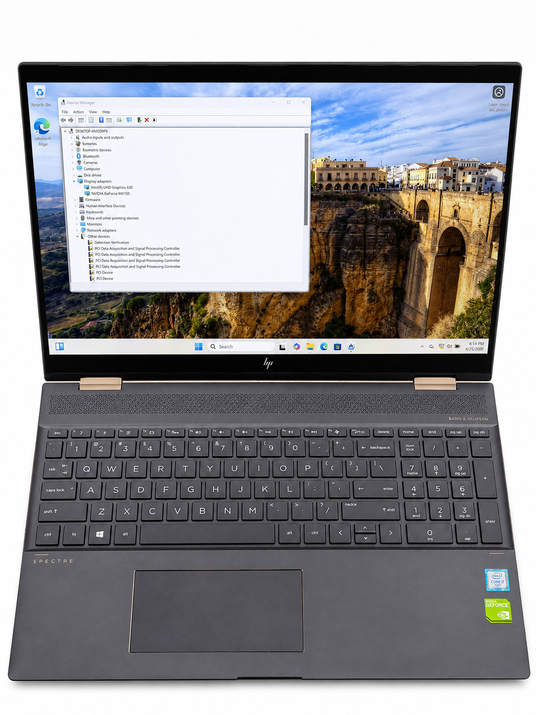 HP Spectre x360 Convertible 15-ch011nr  i7-8550U 16GB 512 GB SSD 4K UHD W11P