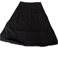 Urban Outfitters Ladies Black Nylon Skirt Lined Size M