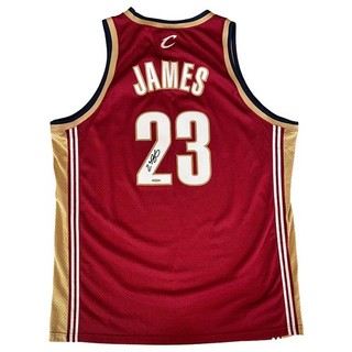 LeBron James Rookie Signed Cleveland Cavaliers Away 2003 Jersey UDA COA