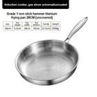 New Pure Titanium Pan, 100% Titanium Pans for Cooking Non Stick, Stainless Steel