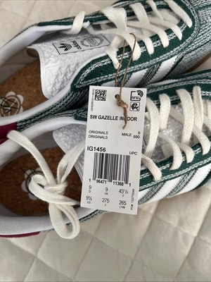 adidas gazelle silver green womens adidas Gazelle Indoor Sean Wotherspoon Hemp Green