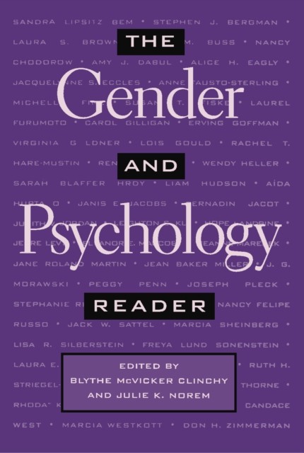 The Gender and Psychology Reader by Julie K Norem PAPERBACK 9780814715475