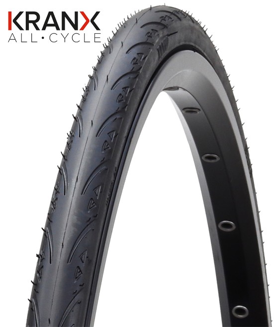 Шина KranX Avanti Road Slick черного цвета с проволокой - 700 x 25 мм 4990₽