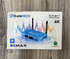 Superbox S6 Max Android Smart TV Box 6K Ultra HD Voice Control - Opened Box