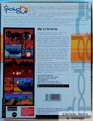 Worms, Team 17, Sold Out Software, Big Box, PC CD-ROM